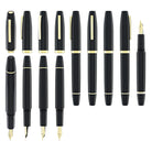 Scribo Flow Fountain Pen in Origine with Yellow Gold Trim