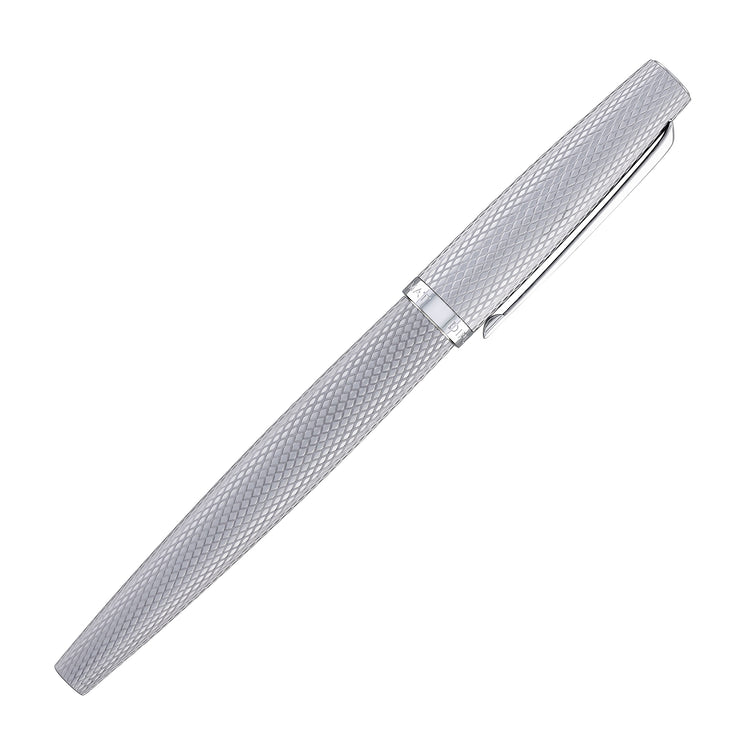 Diplomat Viper Rollerball Pen in Silver Guilloche