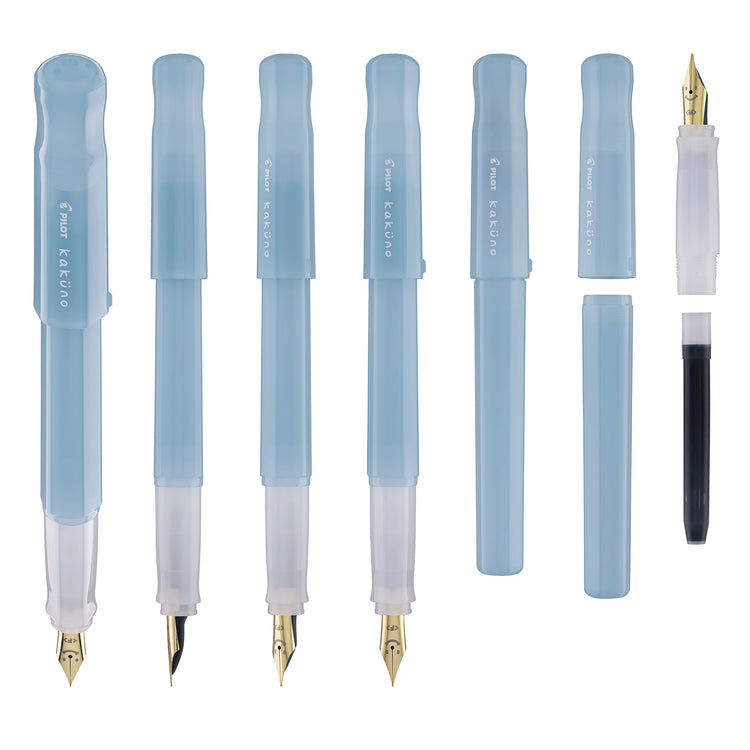 Pilot Kaküno Madoromi Fountain Pen in Translucent Azure Sky