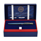 Cross ATX Americana Rollerball Pen in Blue PVD with Gold Appointments