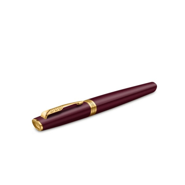 Parker Meridian Fountain Pen in Red with Gold Trim