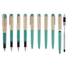 Wahl Eversharp Skyline Rollerball Pen in Emerald with Rose Gold Trim