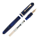 OMAS Studio Fountain Pen in Azzurro Diamante with Rose Gold Trim