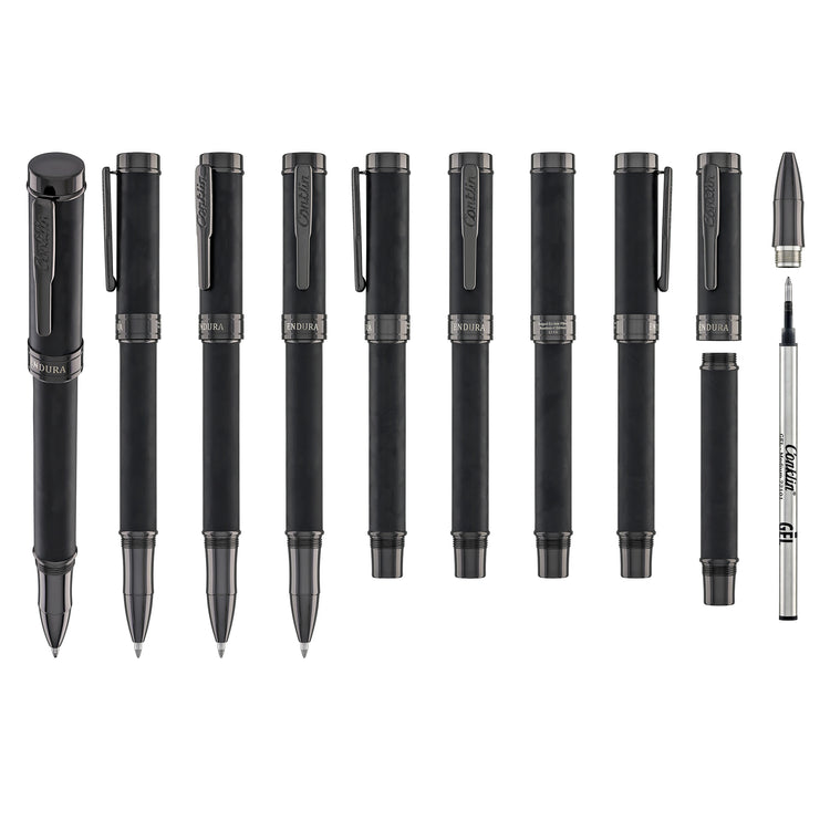 Conklin Endura Rollerball Pen in Forged Carbon Fiber with Gunmetal Trim - Limited Edition