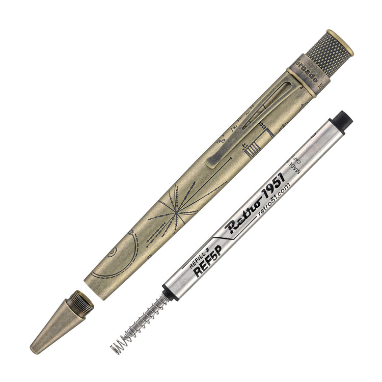 Retro 51 Tornado Rollerball Pen in Voyager Golden Record Limited Edition