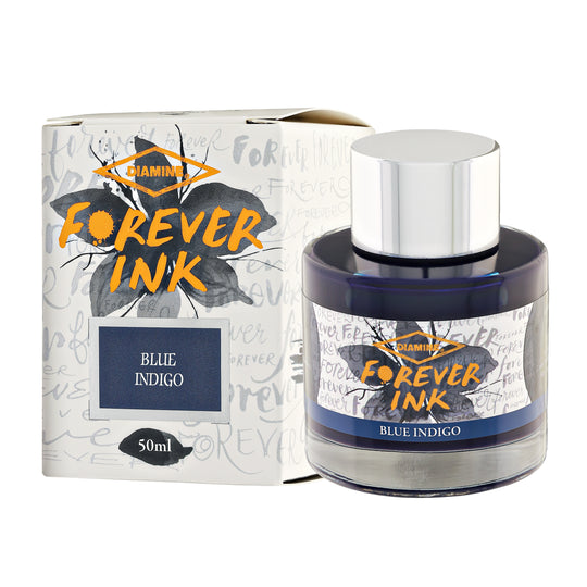 Diamine Forever Ink Bottled Ink in Blue Indigo - 50 ml