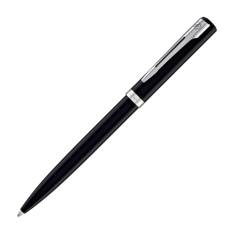 Waterman Impression Ballpoint Pen in Black with Palladium Coated