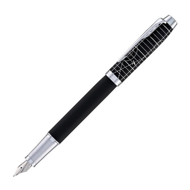 Parker IM Premium Fountain Pen in Legacy of Flight with Chrome Trim - Fine Point