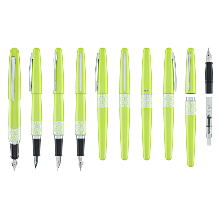 Pilot MR Chanomegumi Fountain Pen in Lime - Limited Edition