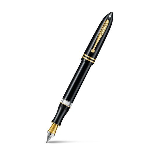 Sheaffer Balance III E893 Fountain Pen in Glossy Black & Gold Trims