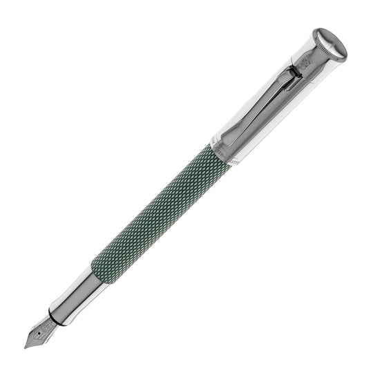 Faber-Castell Guilloche Fountain Pen in Sage Green