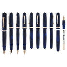 OMAS Studio Fountain Pen in Azzurro Diamante with Rose Gold Trim