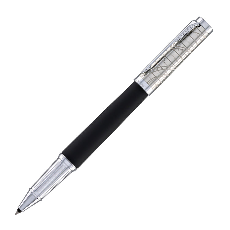 Parker Ingenuity Rollerball Pen in Legacy of Flight with Chrome Trim