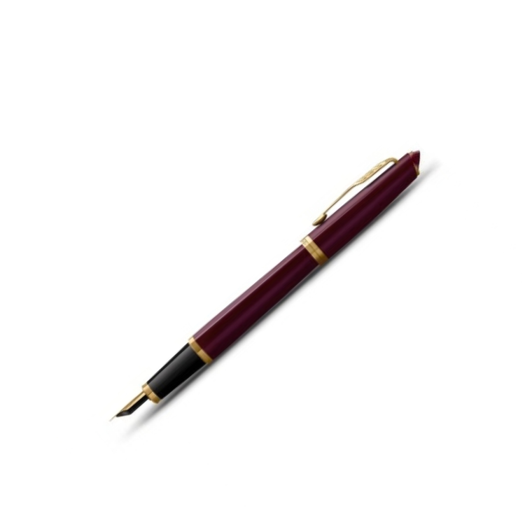 Parker Meridian Fountain Pen in Red with Gold Trim - Fine