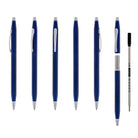 Cross Classic Century Translucent Cobalt Blue Engraved Diamond Pattern Ballpoint Pen