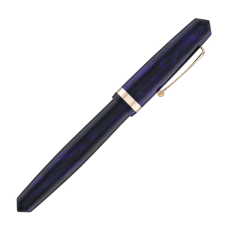 OMAS Studio Rollerball Pen in Ametista Profondo with Rose Gold Trim