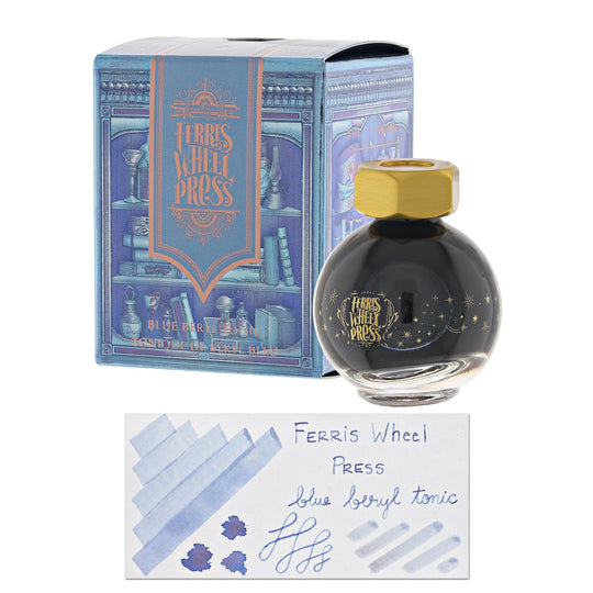 Ferris Wheel Press Bottled Ink in Blue Berly Tonic- 20 mL