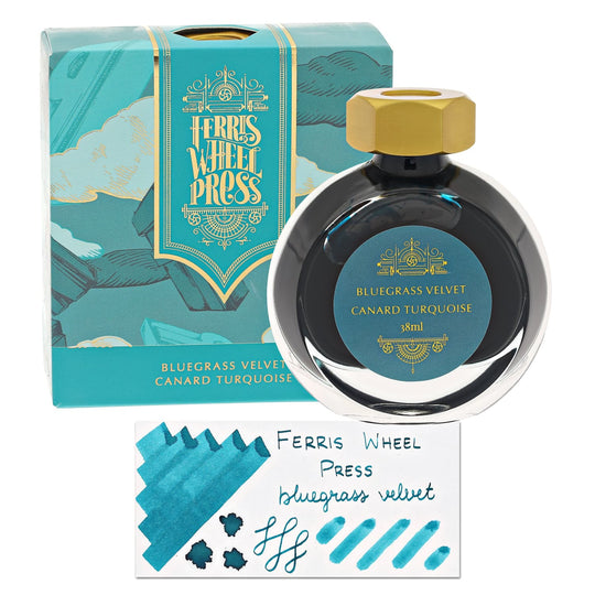 Ferris Wheel Press Bluegrass Velvet Bottle Ink - 38 mL