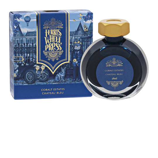 Ferris Wheel Press Bottled Ink in Cobalt Estates - 38ml