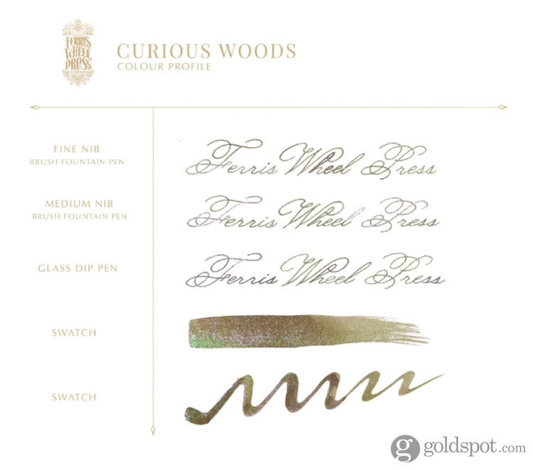 Ferris Wheel Press Bottled Ink in Curious Woods - 20 mL Bottled Ink
