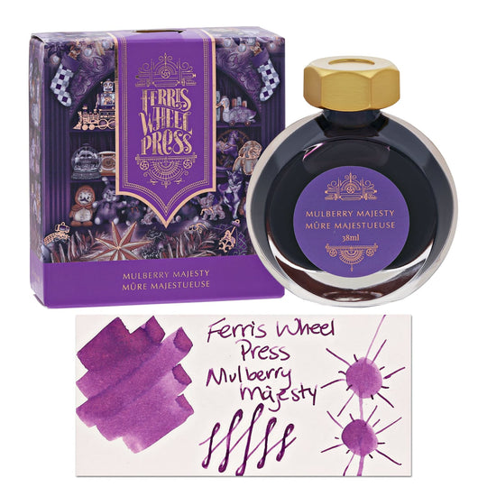Ferris Wheel Press Bottled Ink in Mulberry Majestic - 38 mL