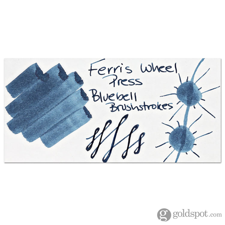 Ferris Wheel Press in Bluebell Brushstrokes Bottled Ink - 10 mL Bottled Ink