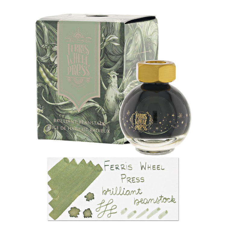 Ferris Wheel Press Shimmer Bottled Ink in Brilliant Beanstalk - 20 mL Bottled Ink