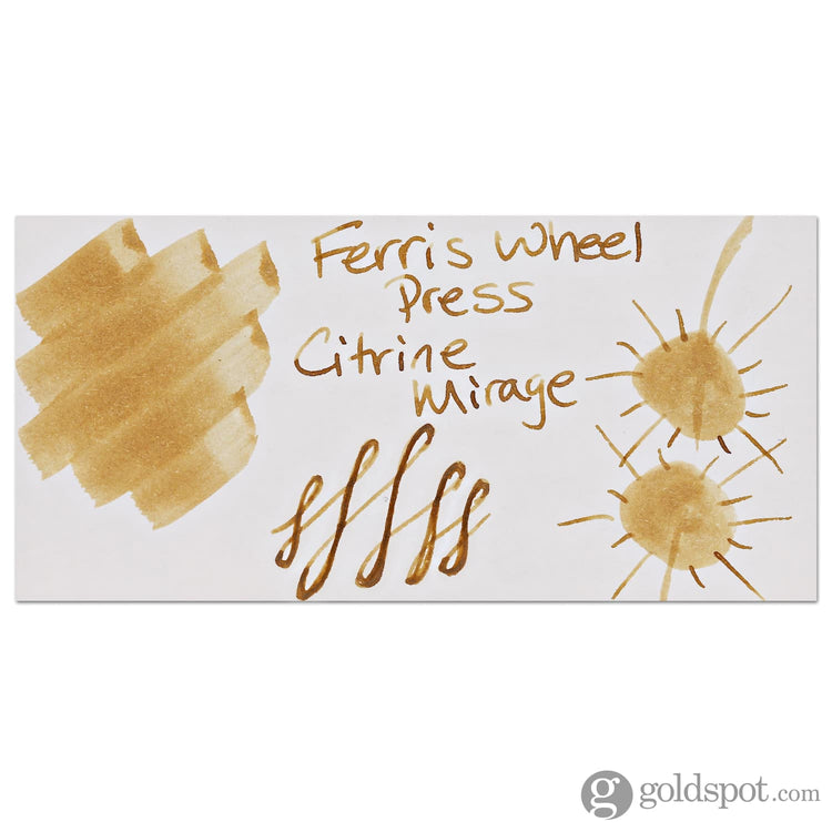 Ferris Wheel Press in Citrine Mirage Shimmer Bottled Ink - 10 mL Bottled Ink