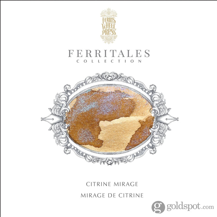 Ferris Wheel Press in Citrine Mirage Shimmer Bottled Ink - 10 mL Bottled Ink