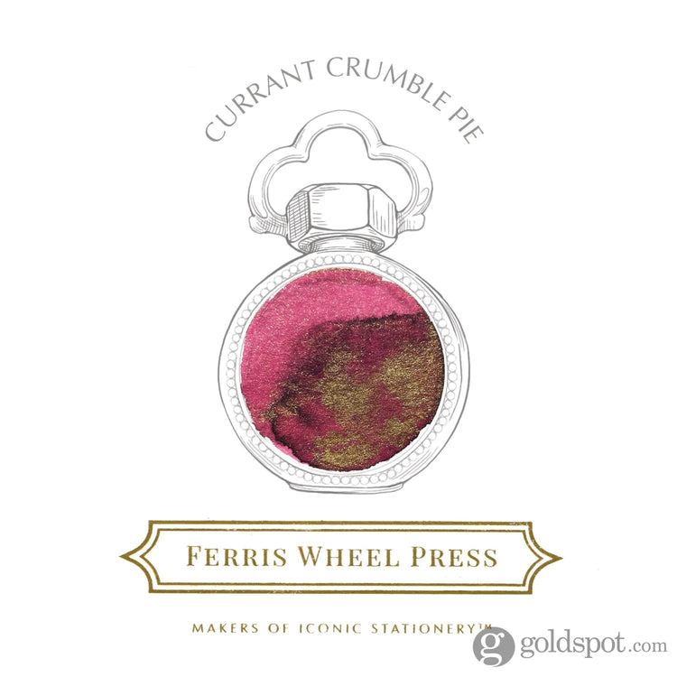 Ferris Wheel Press in Currant Crumble Pie Shimmer Bottled Ink - 10 mL Bottled Ink