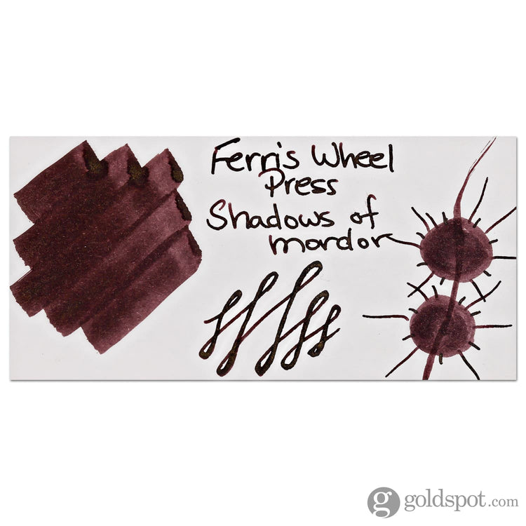 Ferris Wheel Press Lord of the Rings Bottled Ink in Shadow of Mordor - 10 mL Bottled Ink