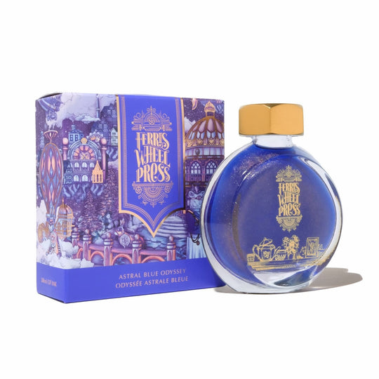 Ferris Wheel Press Shimmer Bottled Ink in Astral Blue Odyssey - 38 mL