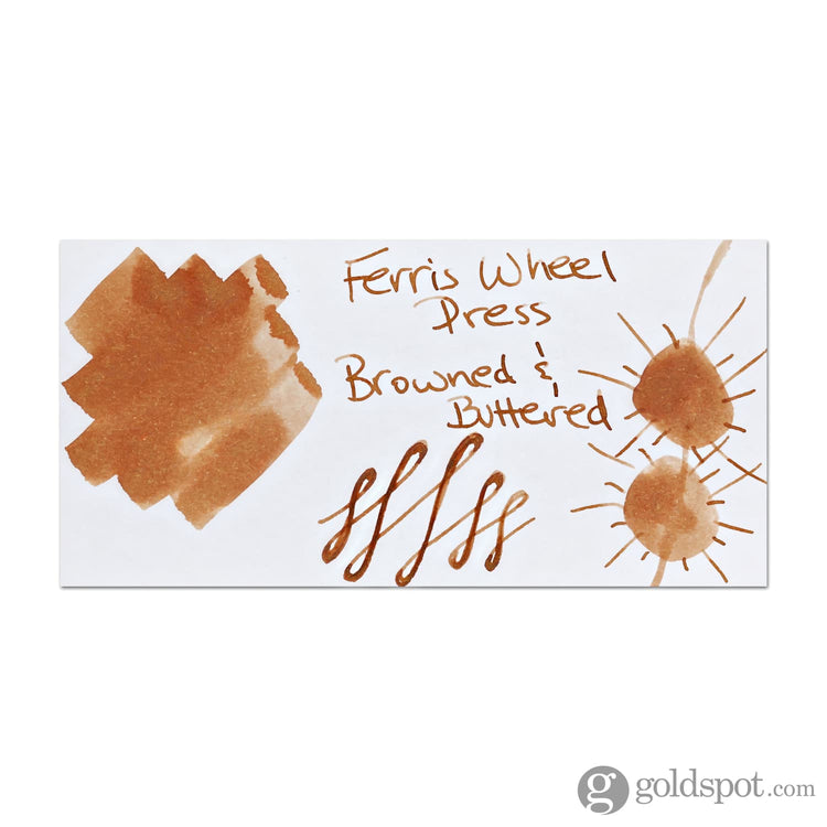 Ferris Wheel Press Shimmer Bottled Ink in Browned and Buttered - 10 mL Bottled Ink