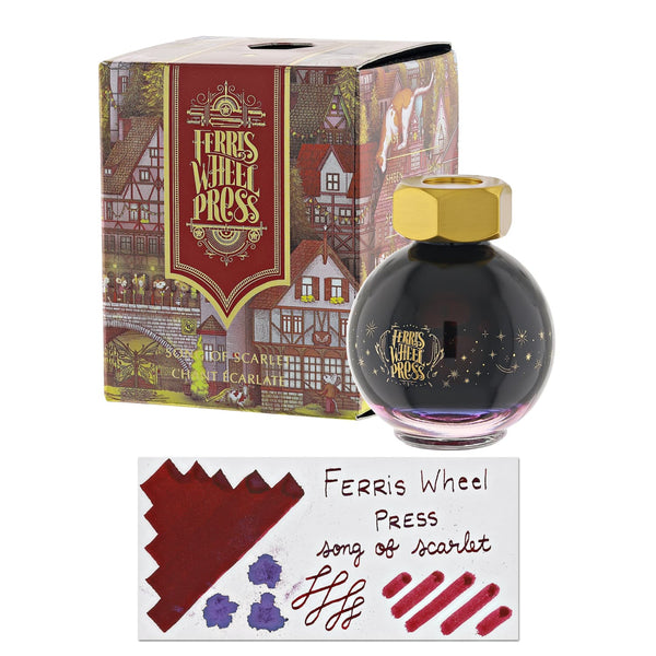 Ferris Wheel Press Bottled Ink in Song of Scarlet - 20mL Bottled Ink