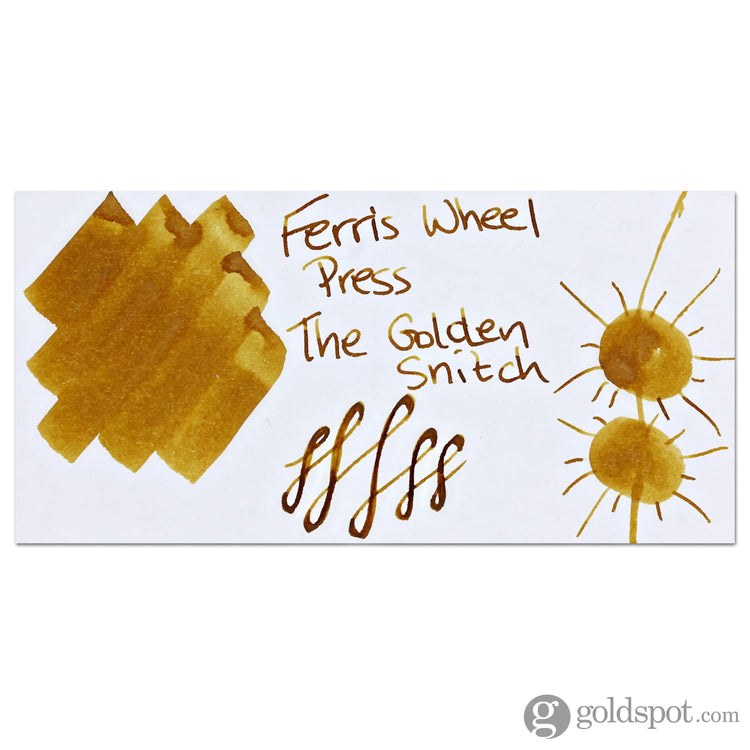 Ferris Wheel Press x Harry Potter Bottled Ink in The Golden Snitch - 38 mL Bottled Ink