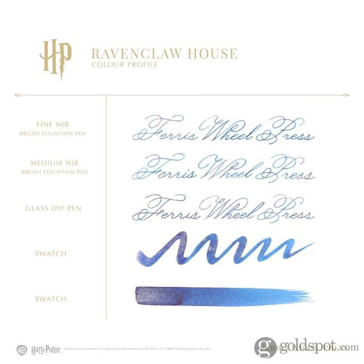 Ferris Wheel Press x Harry Potter Themed Carousel Fountain Pen & Ink Set in Ravenclaw Pen and Pencil Sets