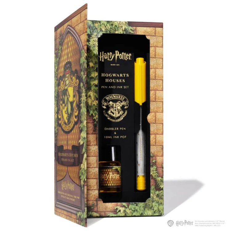 Ferris Wheel Press x Harry Potter Themed Dabbler Pen & Ink Set in Hufflepuff Pen and Pencil Sets