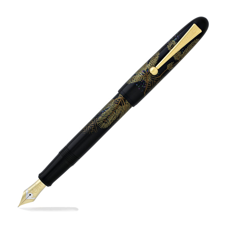 Namiki Yukari Fountain Pen in Pine Needle - 18K Gold