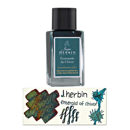 J. Herbin 1670 Anniversary Bottled Ink in Emerald of Chivor - 15 mL