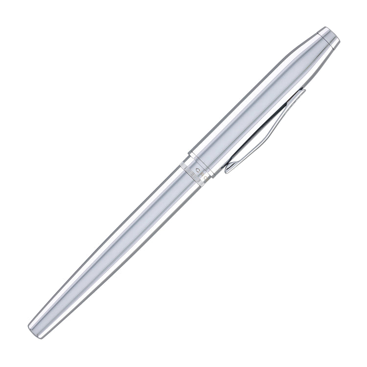 Cross Foundry Fountain Pen in Polished Chrome with Polished Chrome Appointments - Medium Nib
