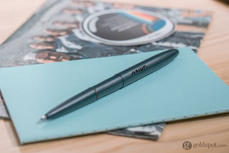 Fisher Space Pen Bullet Ballpoint Pen in Cerakote® Elite Navy Blue with Axiom Space Logo Ballpoint Pens