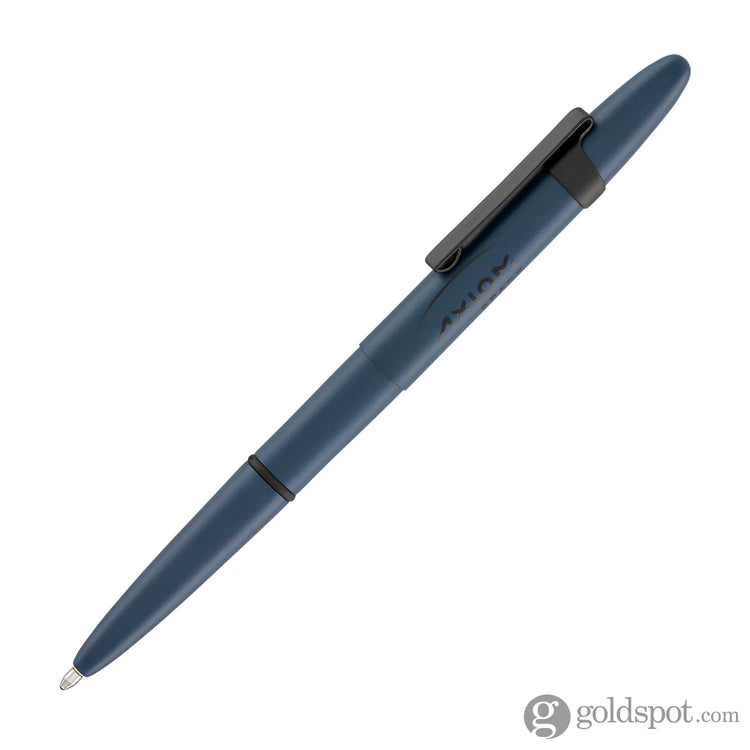 Fisher Space Pen Bullet Ballpoint Pen in Elite Navy Blue Cerakote® with Matte Black Clip & Axiom Space Logo Ballpoint Pens