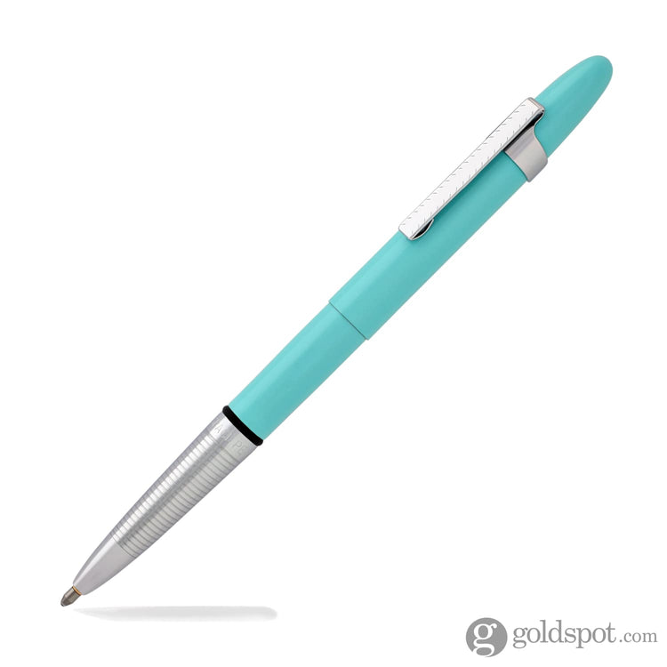 Fisher Space Pen Bullet Ballpoint Pen with Chrome Clip in Tahitian Blue Pen