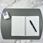 Girologio Repurposed Leather Writing Mat in Grey Accessories
