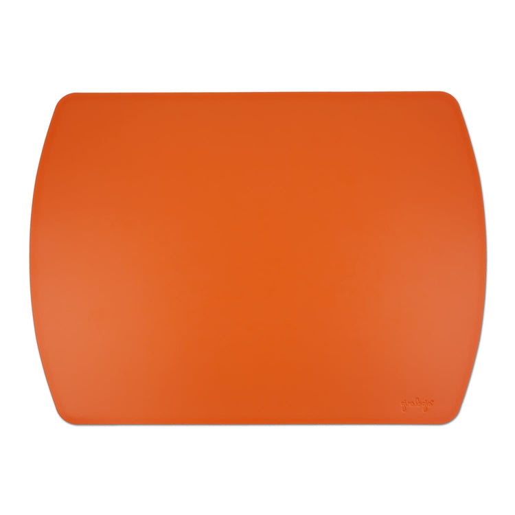 Girologio Repurposed Leather Writing Mat in Orange Accessories