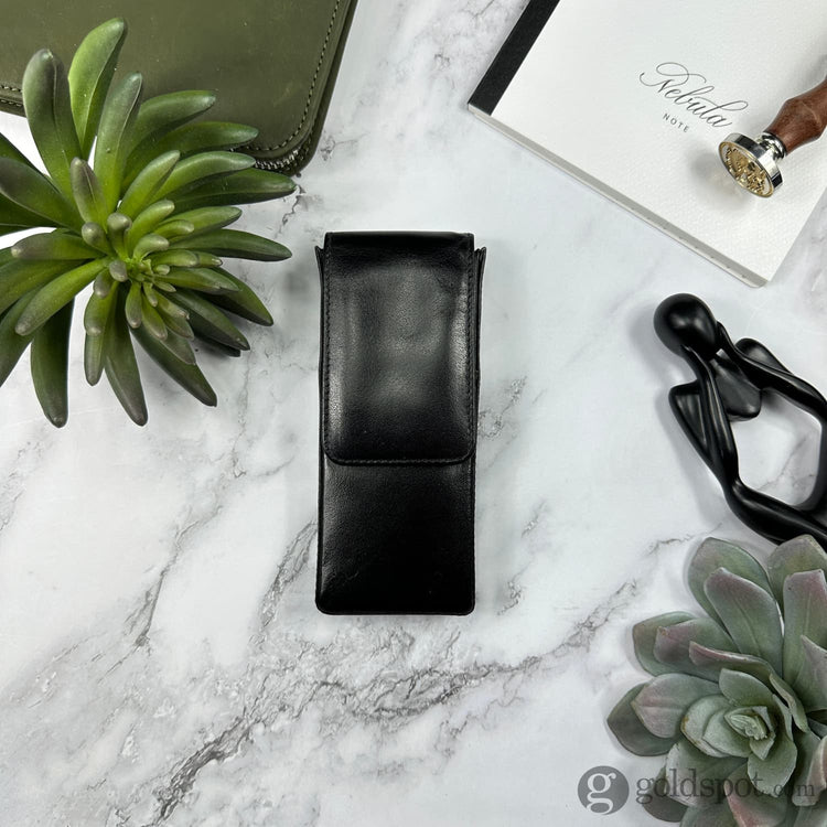 Girologio Triple Magnetic Closure Pen Case in Black Cases