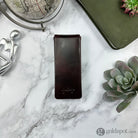 Girologio Triple Magnetic Closure Pen Case in Oxblood Cases