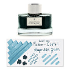 Graf von Faber-Castell Bottled Ink in Deep Sea Green - 75 mL Bottled Ink