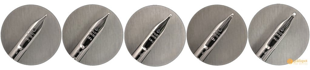 pilot vanishing point nibs macro