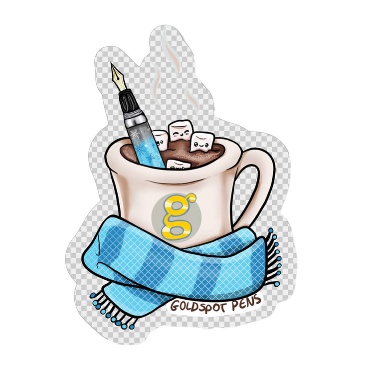 Hot Cocoa Nib Pen Sticker Stickers